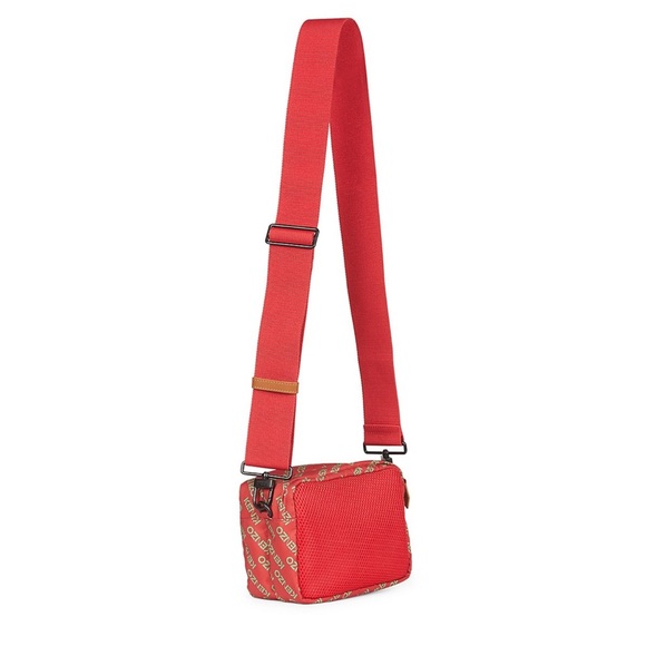 KENZO Logo Print Crossbody Red - Picture 7 of 16